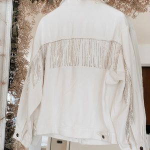Untamed Petals SELENA RHINESTONE FRINGE JACKET!